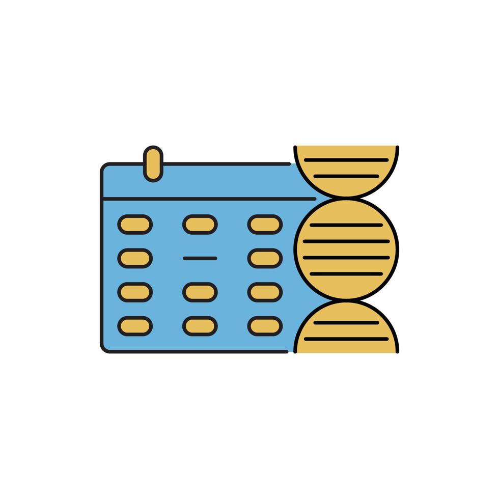 DNA test report icon vector