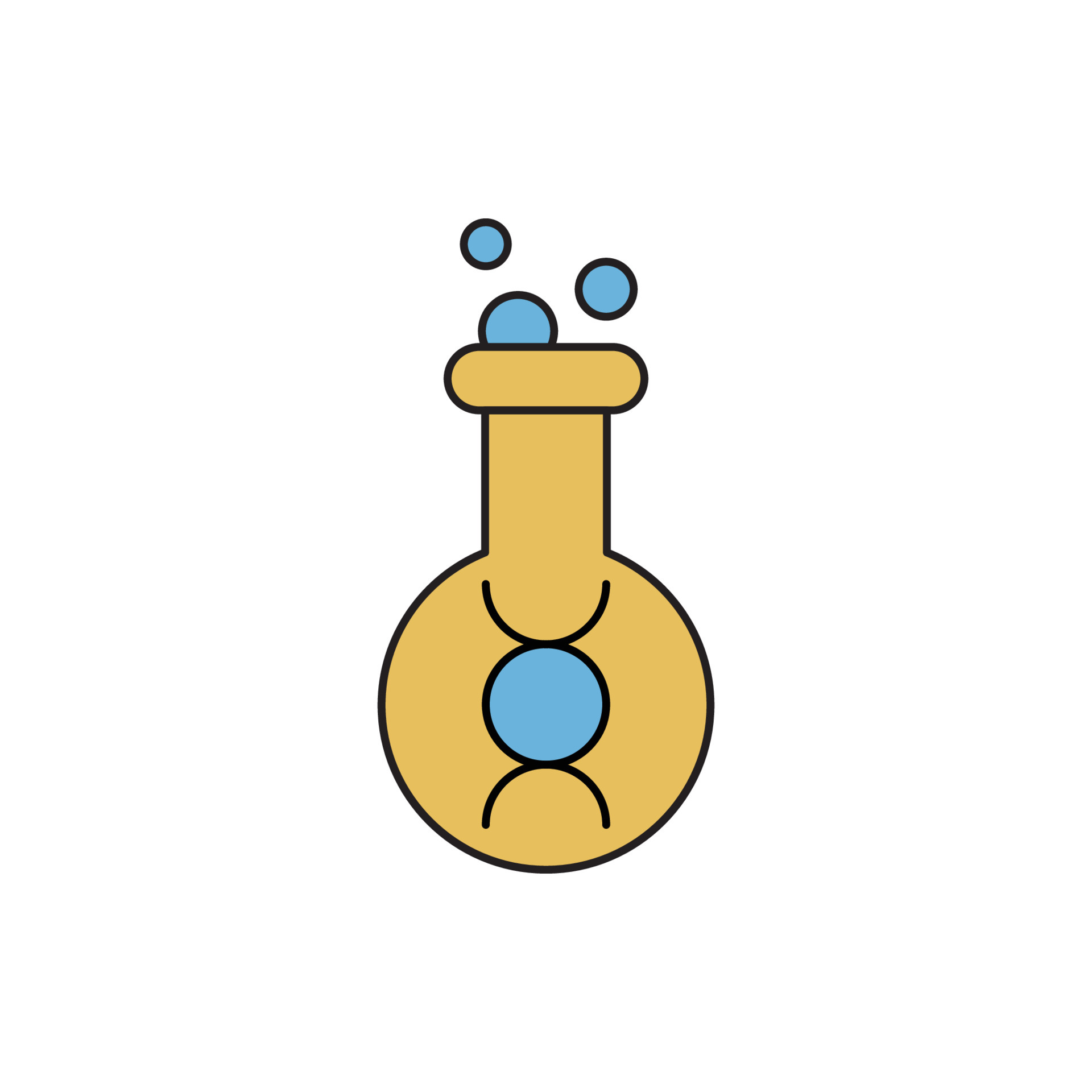 DNA lab researching icon vector 4878227 Vector Art at Vecteezy