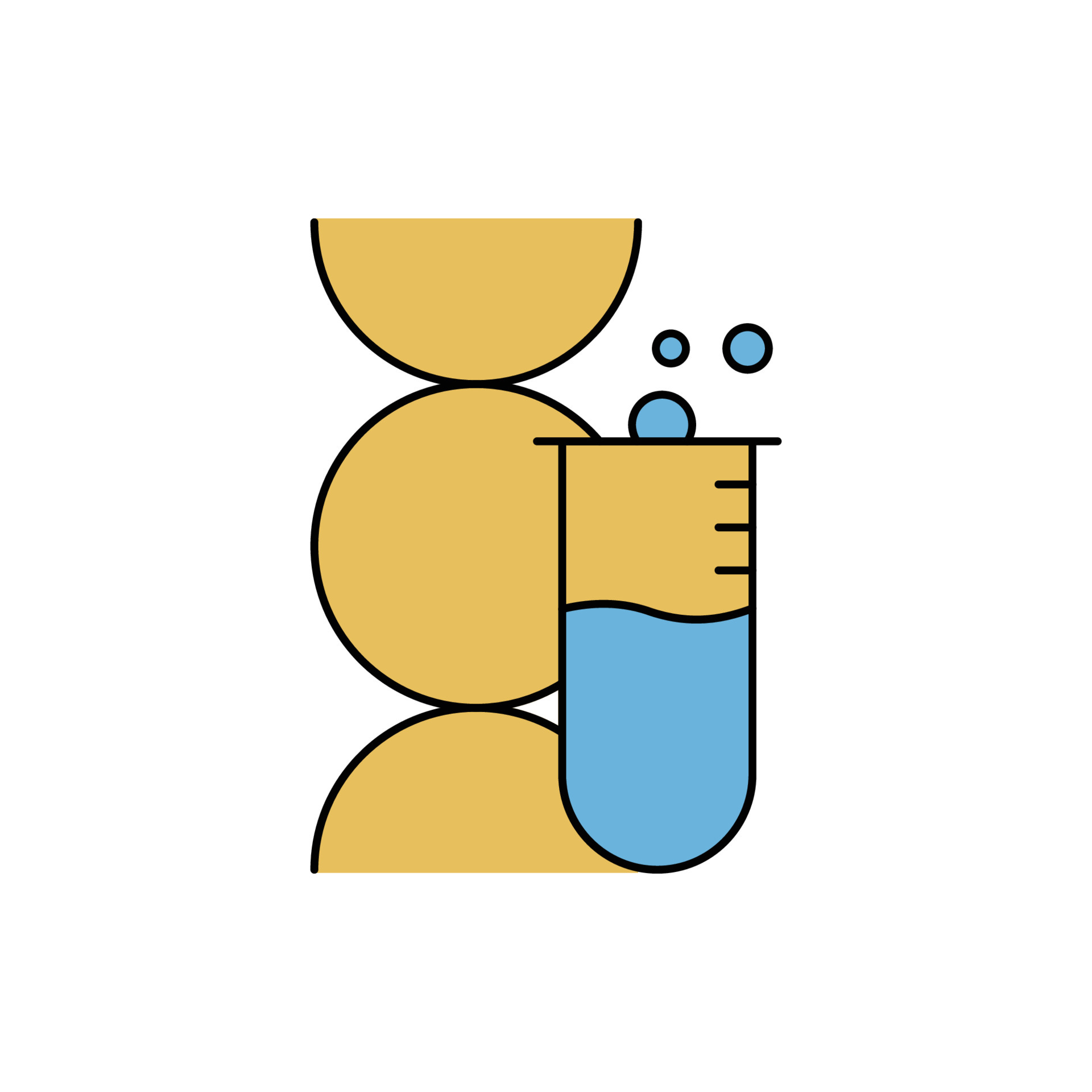 DNA lab research icon vector 4878228 Vector Art at Vecteezy