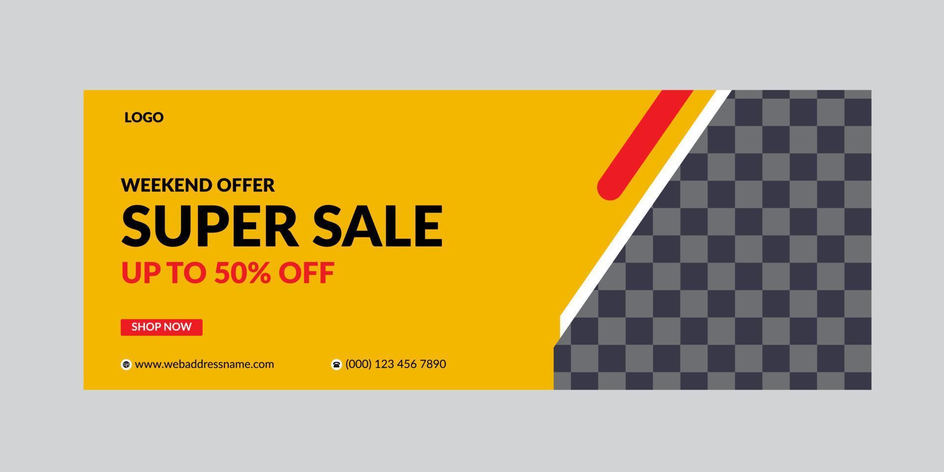 Sale web banners template free download vector