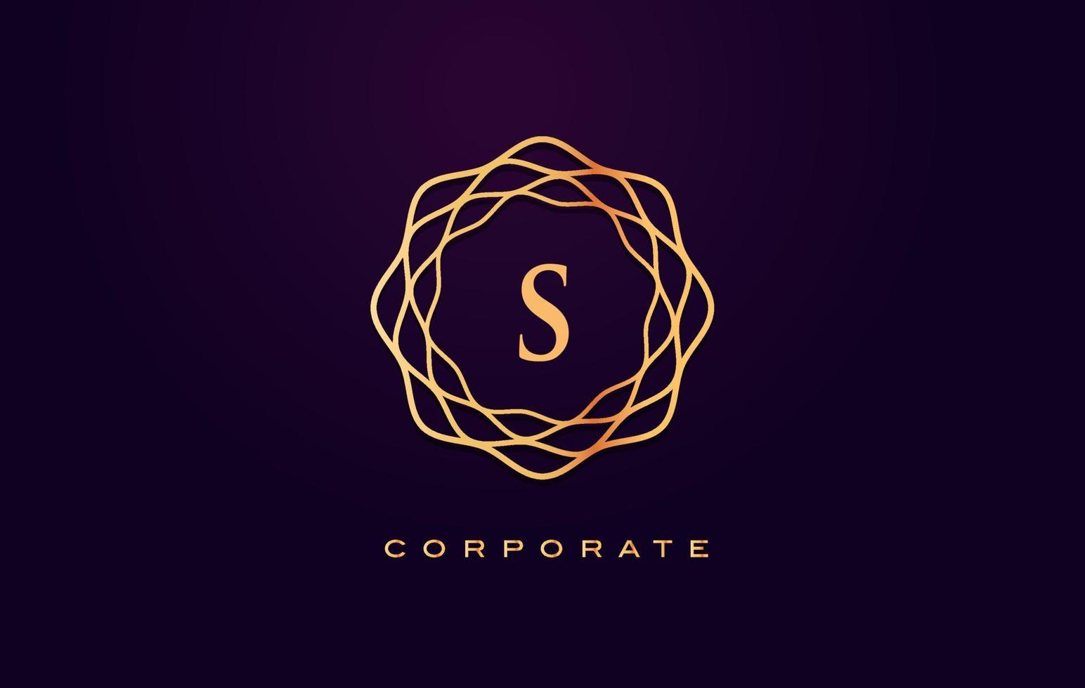 s Luxury Logo. Monogram Letter Design Vector