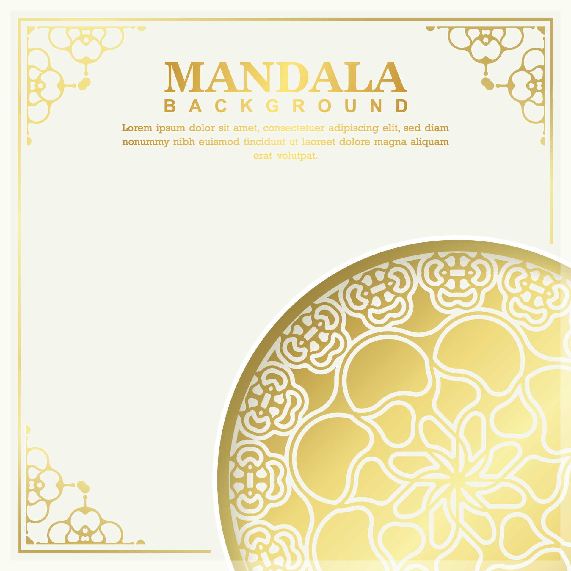 Luxury White mandala background concept 4879248 Vector Art at Vecteezy
