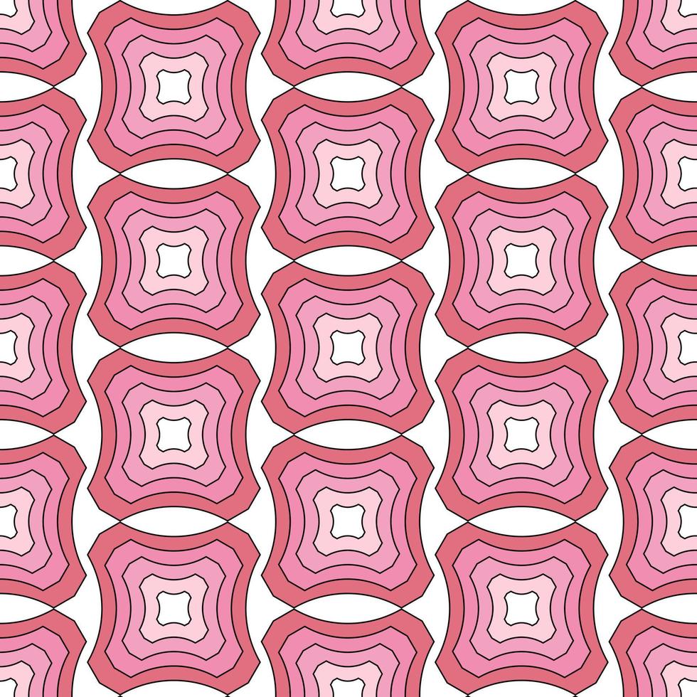 abstract tile pink shades seamless pattern perfect for background or wallpaper vector