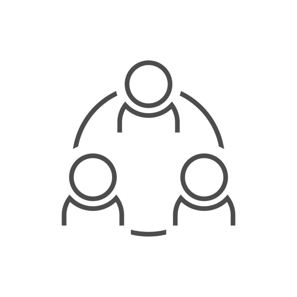 simple sharing icon on white background vector
