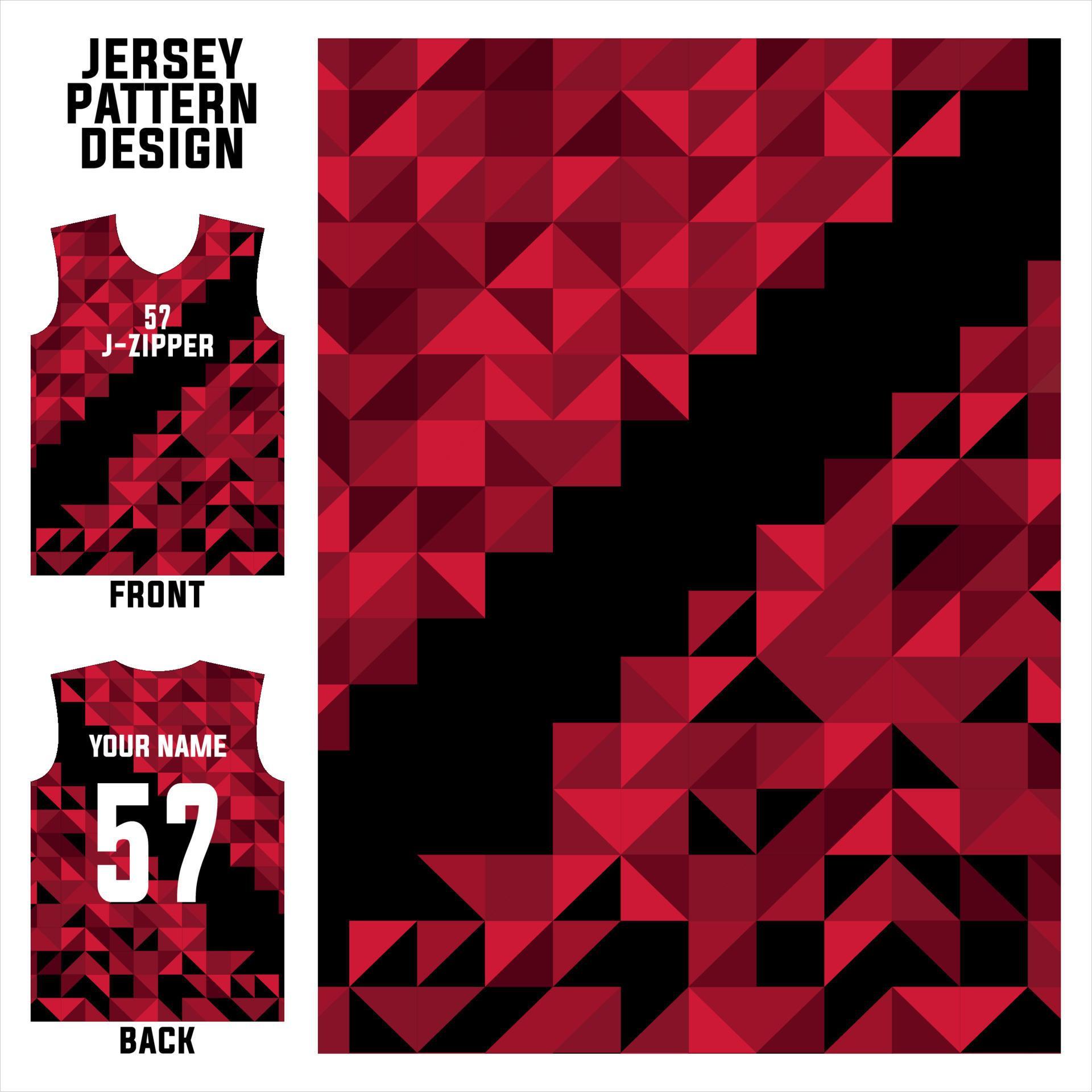 abstract concept vector jersey pattern template for printing or ...