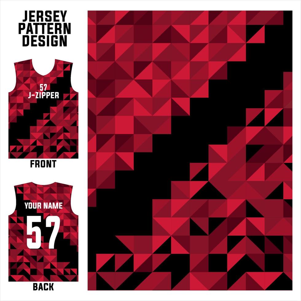 concepto abstracto vector plantilla de patrón de jersey para impresión o sublimación uniformes deportivos fútbol voleibol baloncesto deportes electrónicos ciclismo y pesca