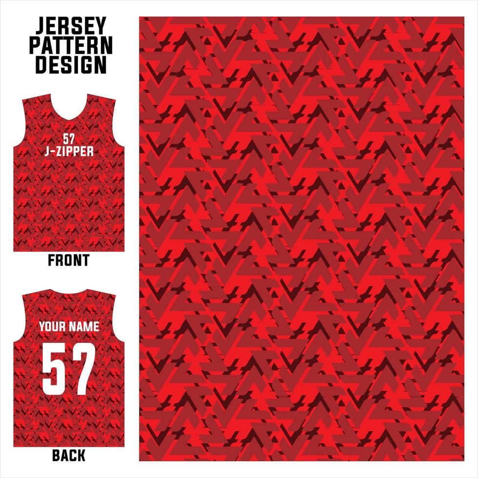 concepto abstracto vector plantilla de patrón de jersey para impresión o sublimación uniformes deportivos fútbol voleibol baloncesto deportes electrónicos ciclismo y pesca