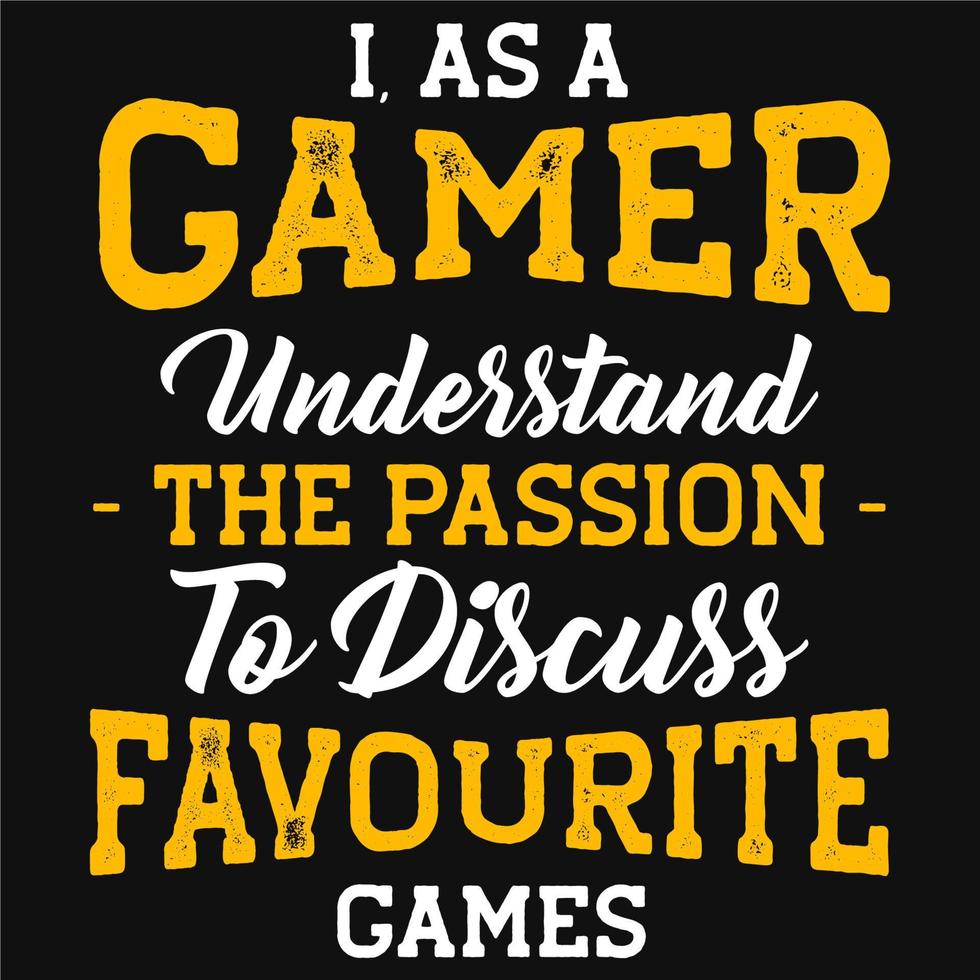design illustration vector gamer quotes and slogans every day
