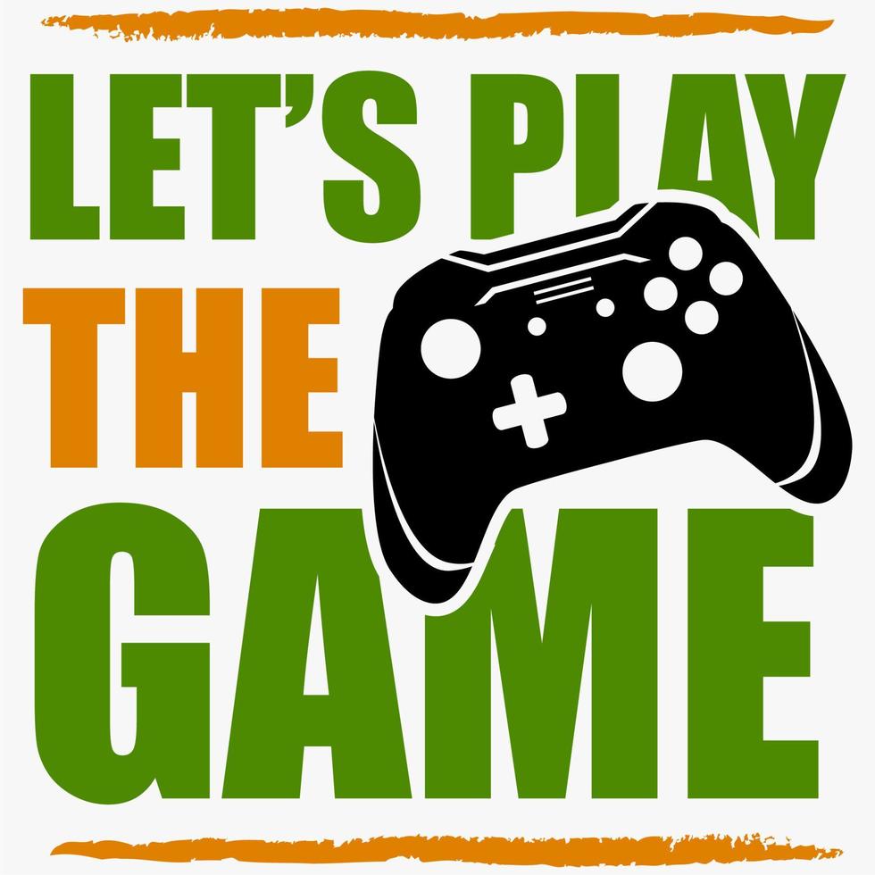 design illustration vector gamer quotes and slogans every day