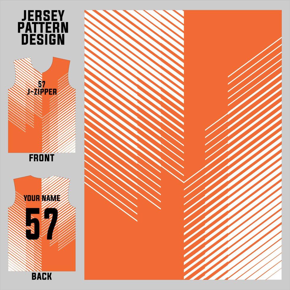 concepto abstracto vector plantilla de patrón de jersey para impresión o sublimación uniformes deportivos fútbol voleibol baloncesto deportes electrónicos ciclismo y pesca