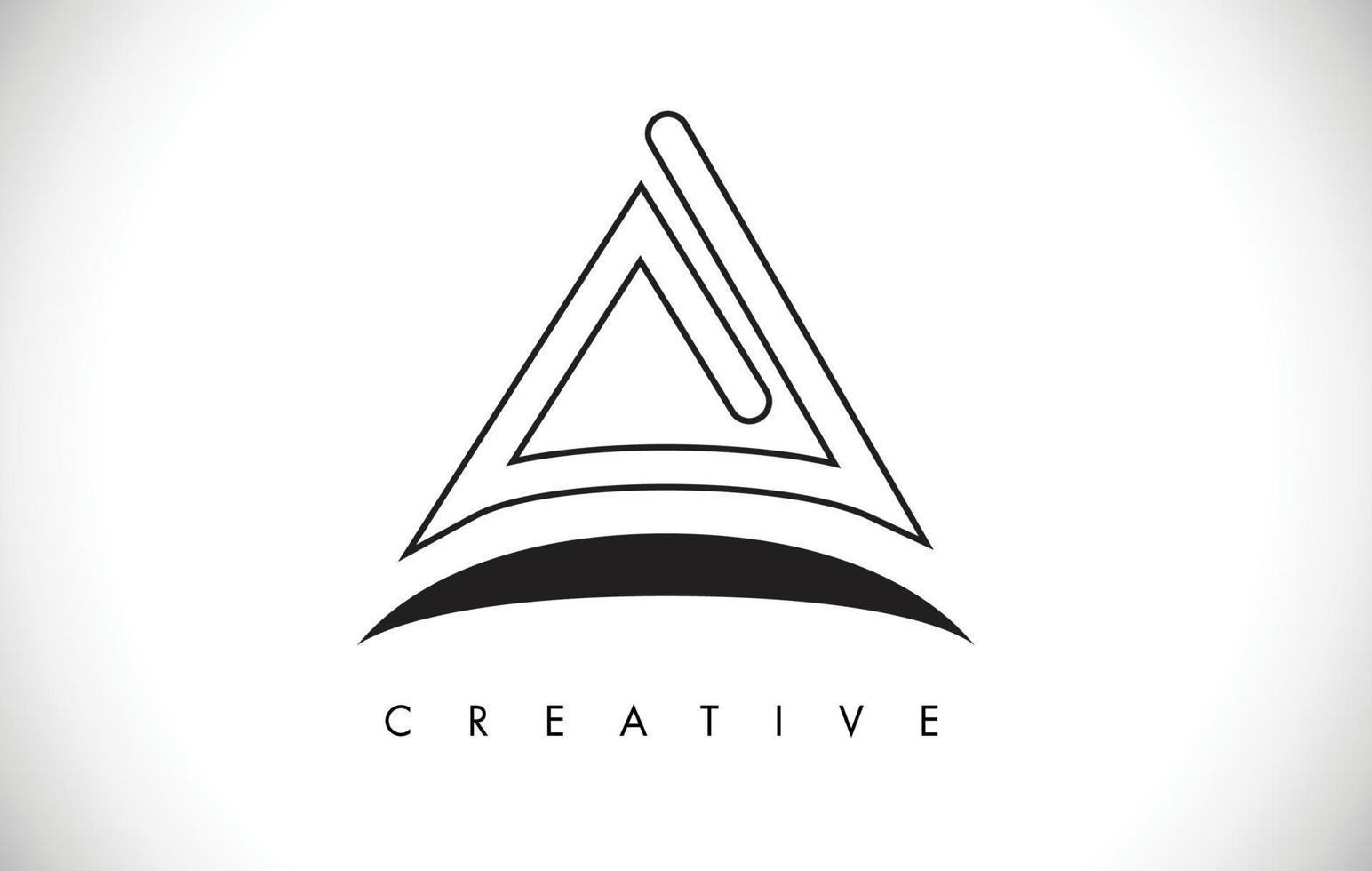 A Letter Modern Trendy Design Logo. Letter A Icon Logo with Modern Monogram vector