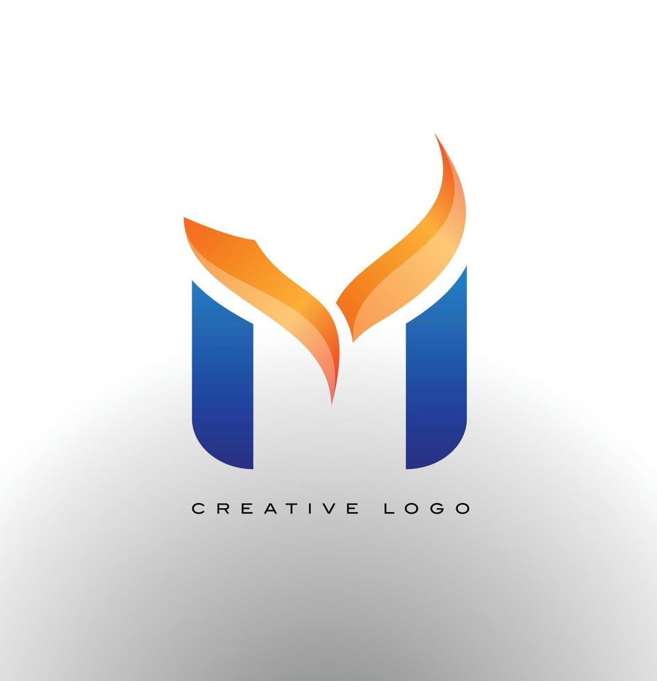 vector logo corporativo letra m
