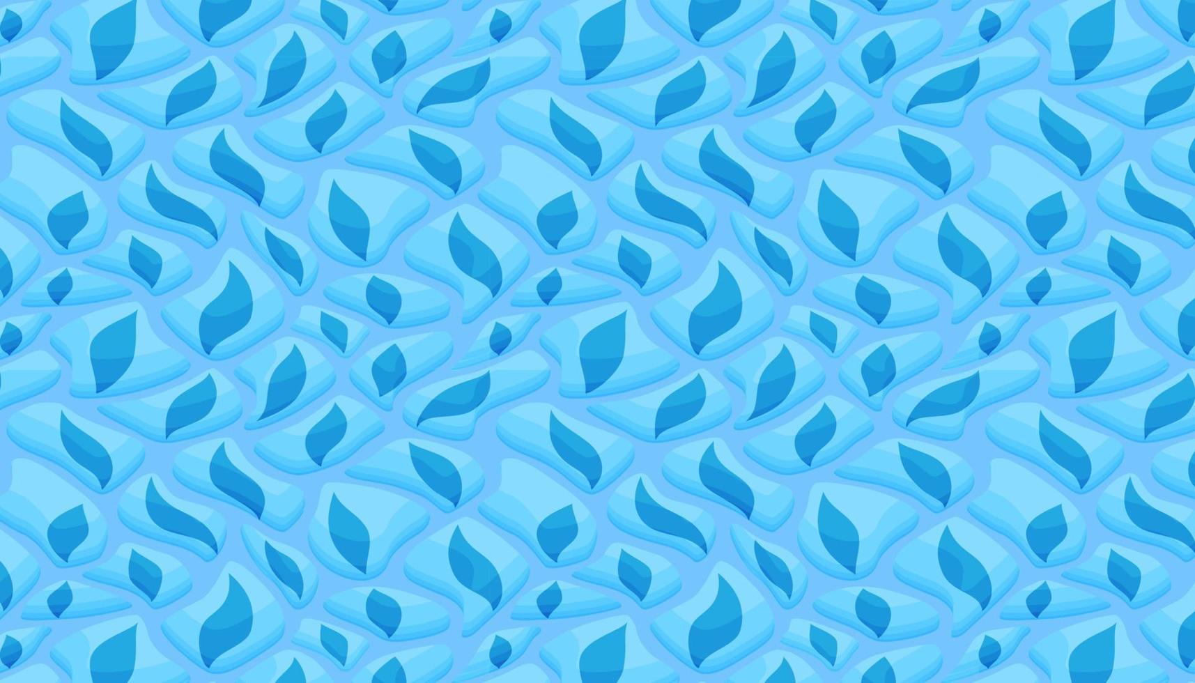 Abstract waves on blue background. vector