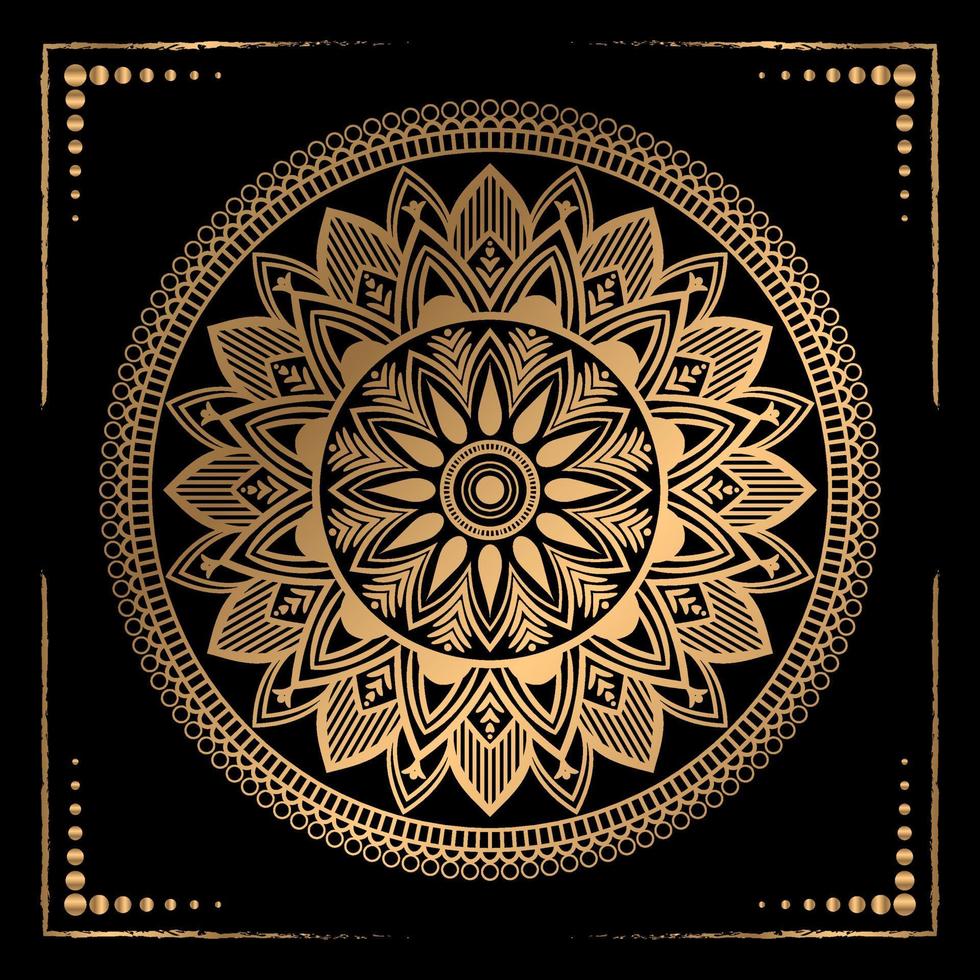 Mandala Background, Islamic Mandala Template, Luxury ornamental mandala design vector background