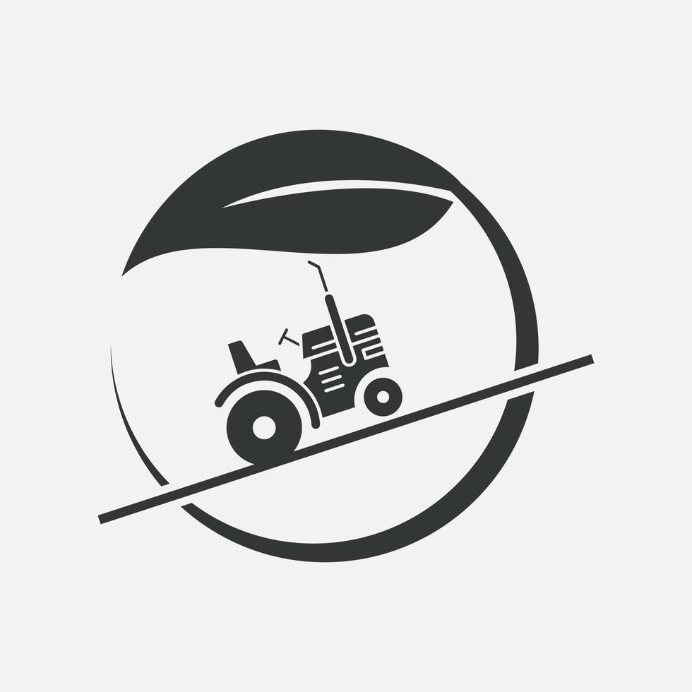 vector logo design for agriculture, agronomy, wheat farm, rural country farming field, natural harvest