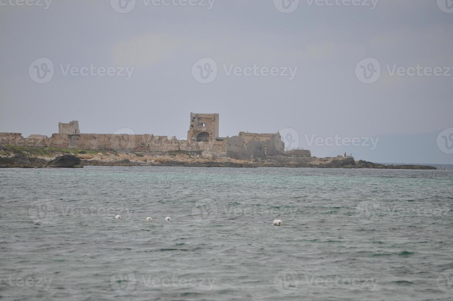 The beach in Trapani photo