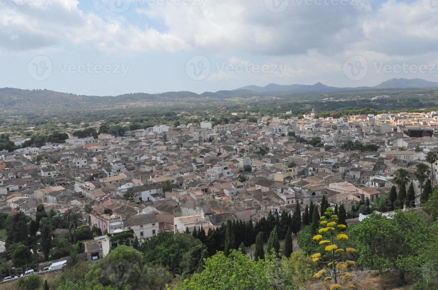 vista de la ciudad de arta foto