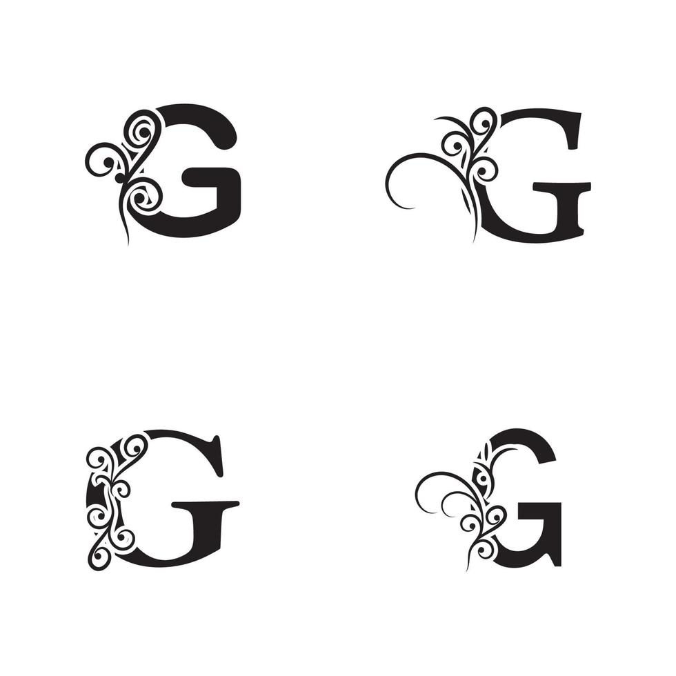 letter G logo icon design template elements for your application or company identity vector