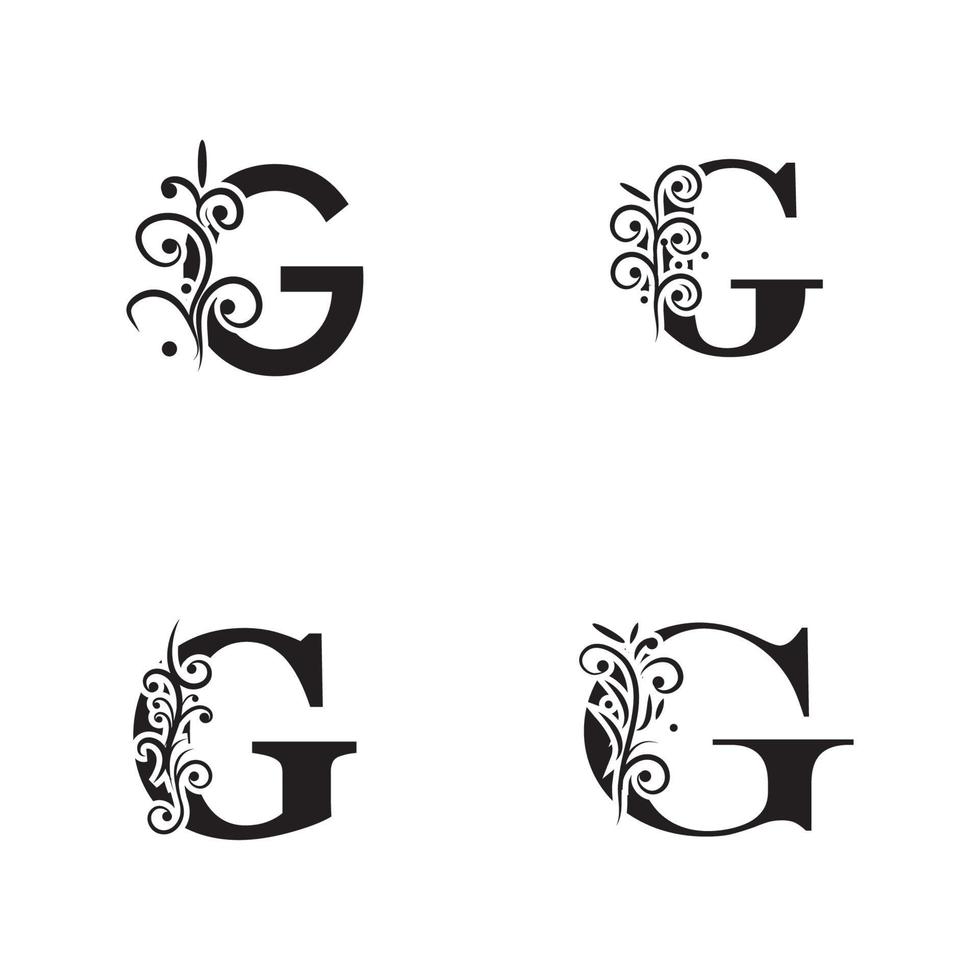 letter G logo icon design template elements for your application or company identity vector