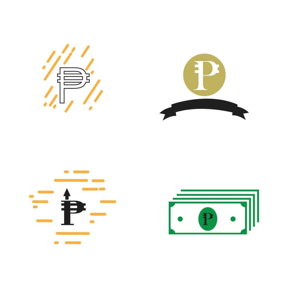 philippines banking currency symbol, peso vector icon