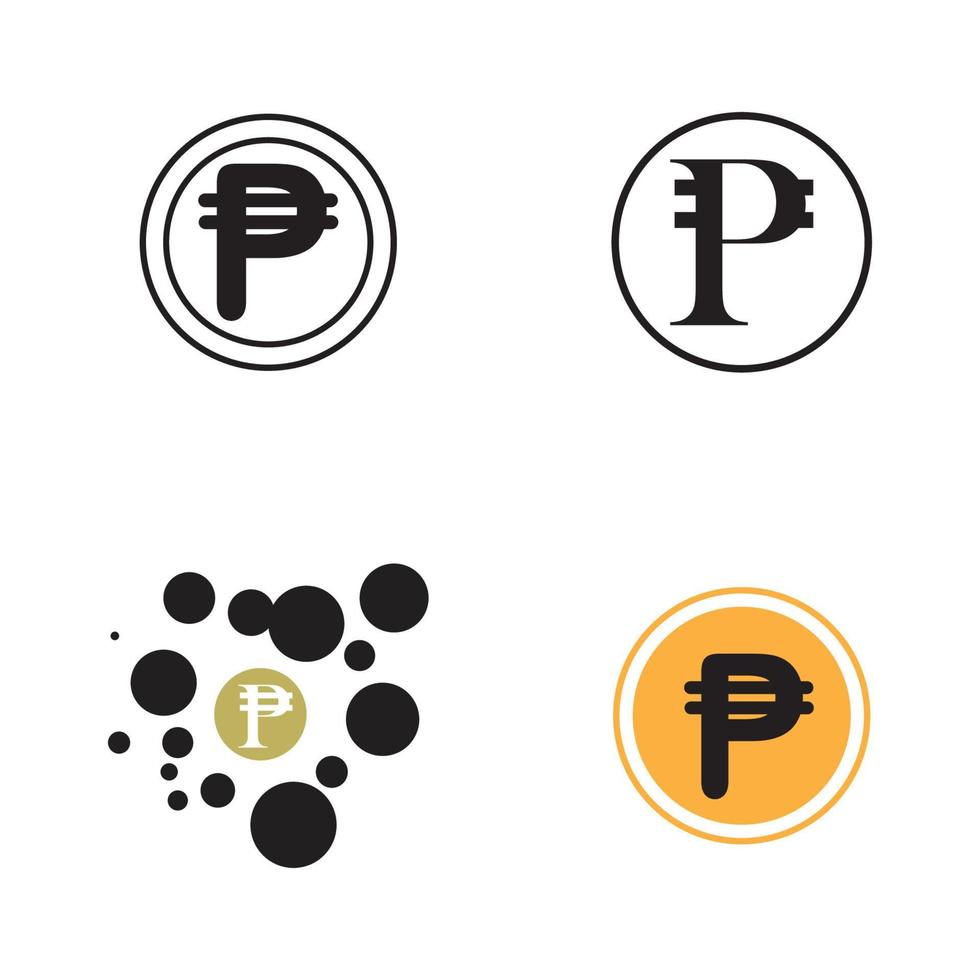 philippines banking currency symbol, peso vector icon