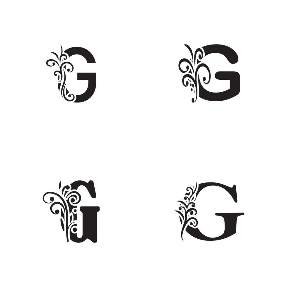 letter G logo icon design template elements for your application or company identity vector