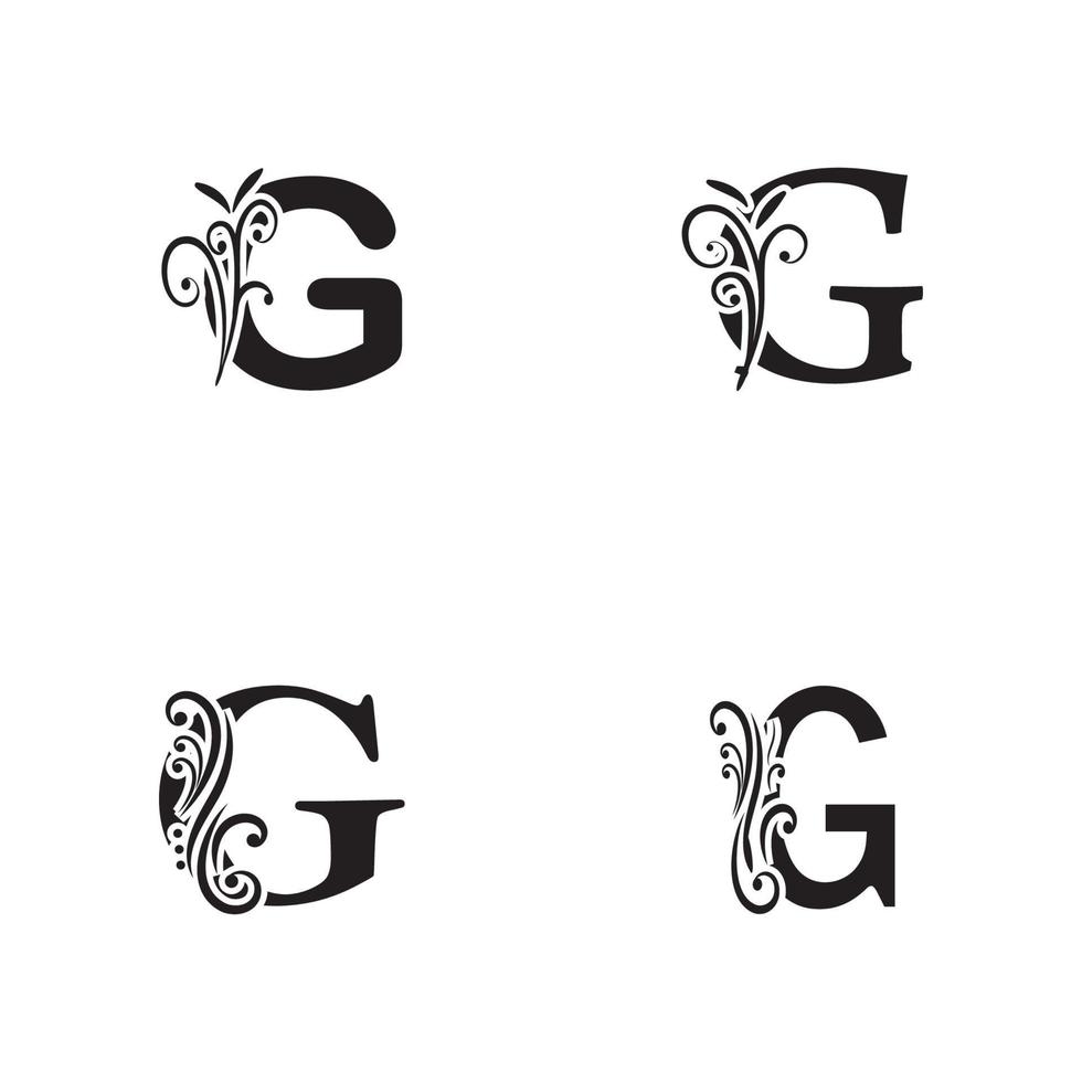 letter G logo icon design template elements for your application or company identity vector