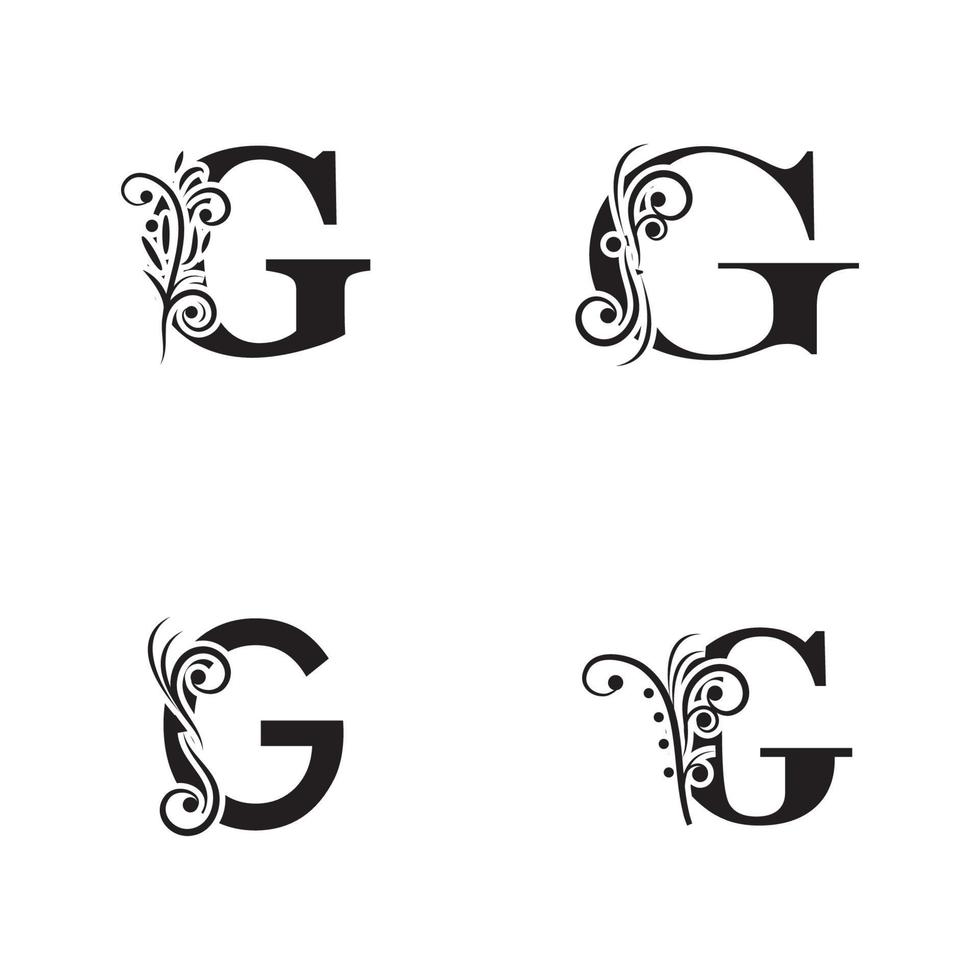 letter G logo icon design template elements for your application or company identity vector