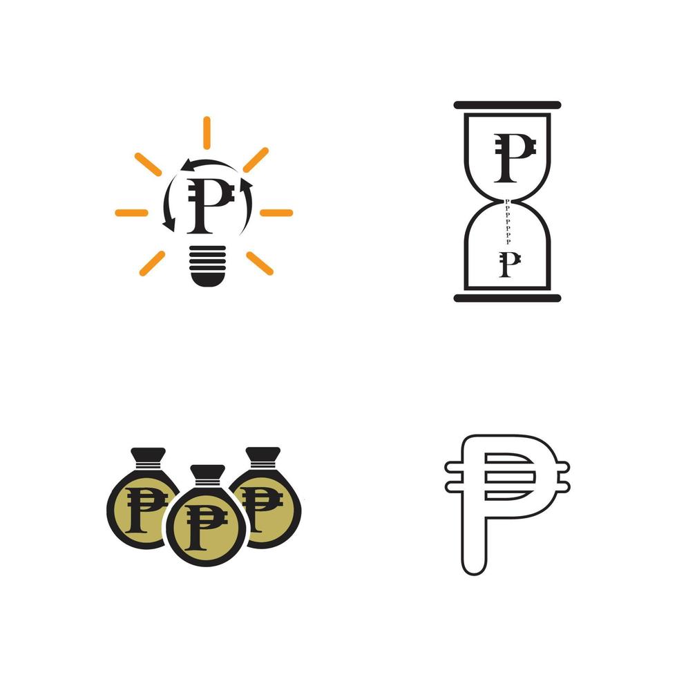 philippines banking currency symbol, peso vector icon