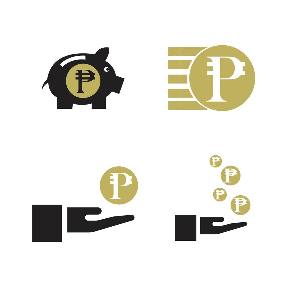 philippines banking currency symbol, peso vector icon