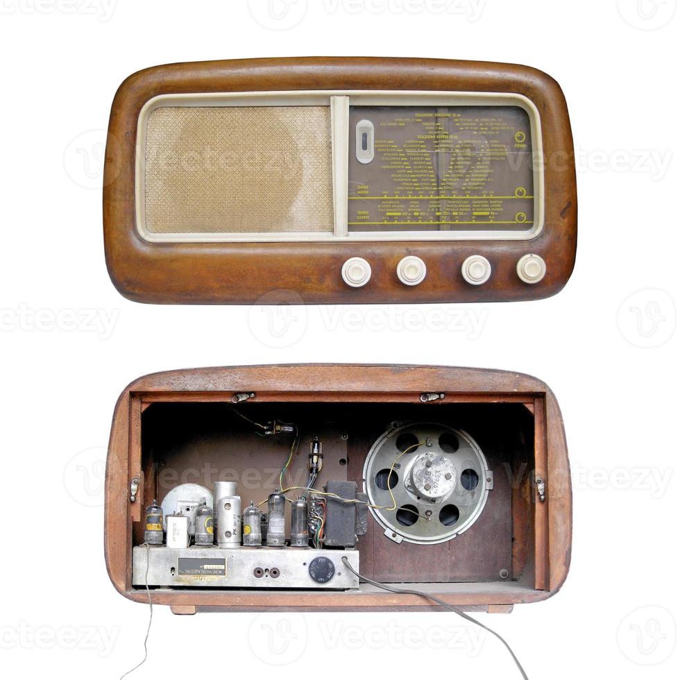 Old AM radio tuner photo