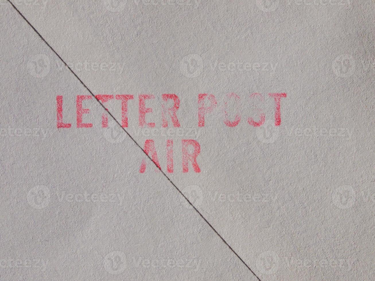 Letter post air photo