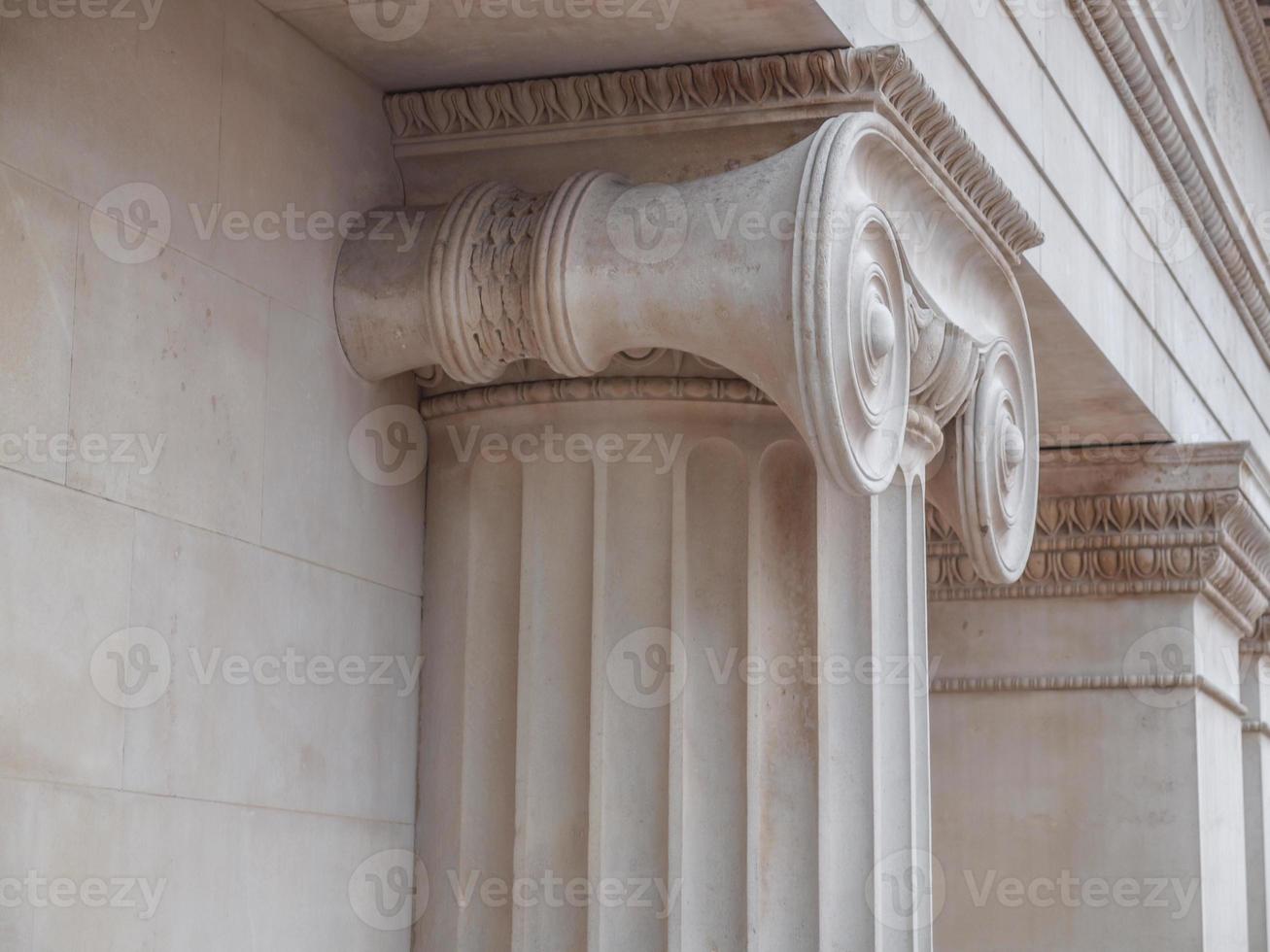 Greek ionic capital photo