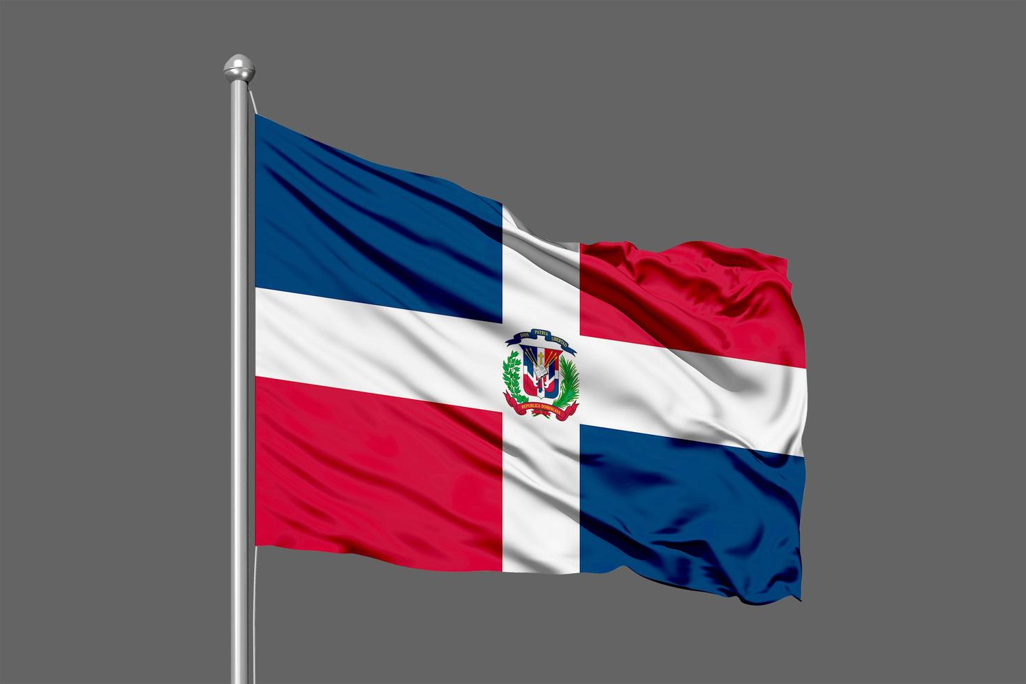 Dominican Republic Waving Flag photo