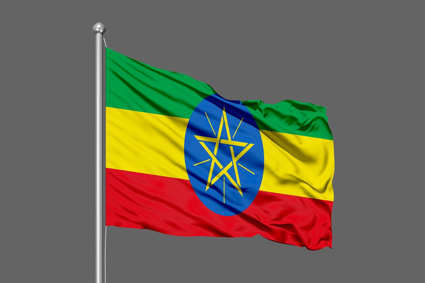 Ethiopia Waving Flag photo