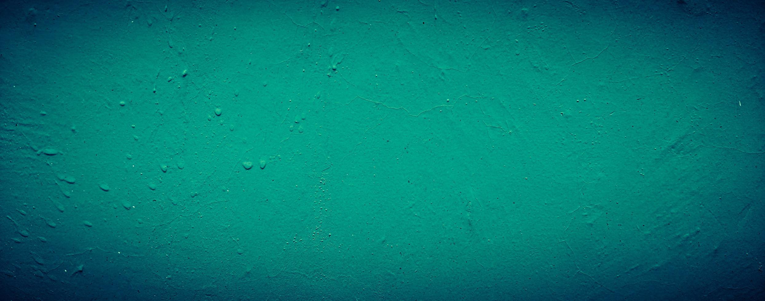 dark emerald green grungy abstract concrete wall texture background, panoramic background photo