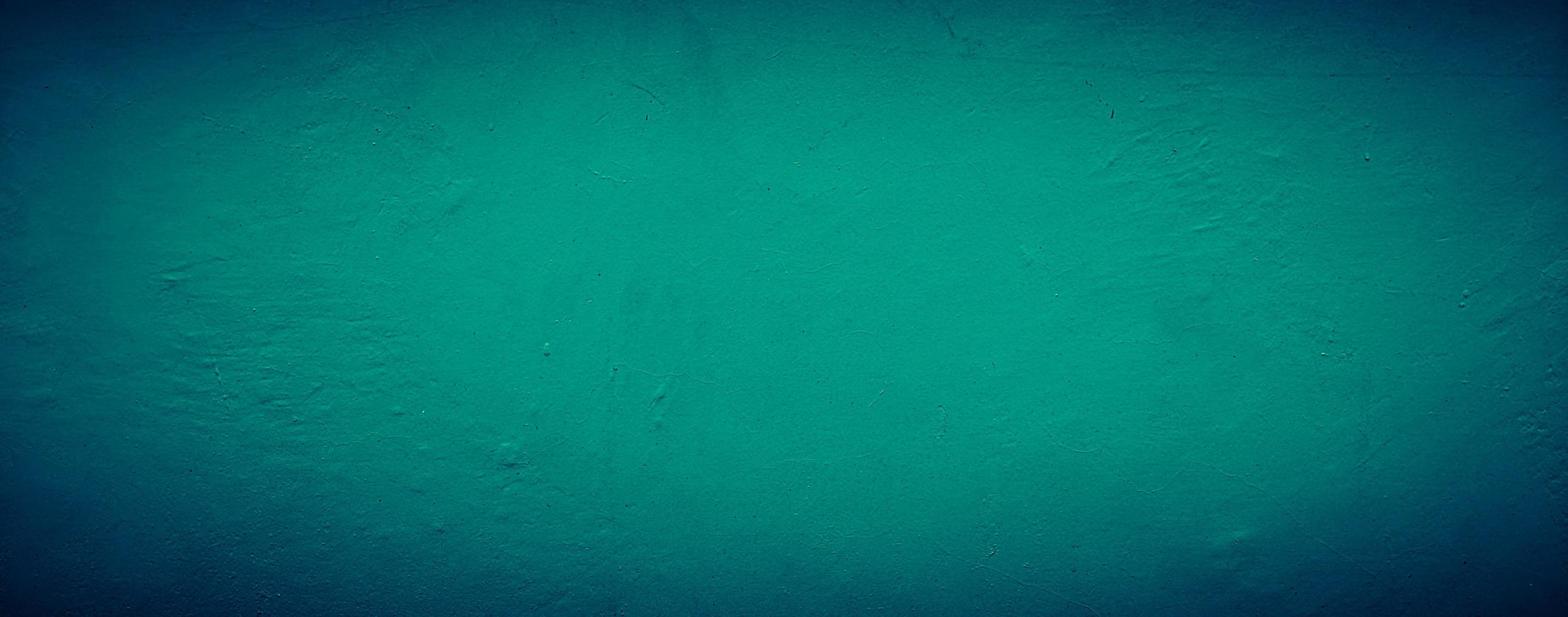 dark emerald green grungy abstract concrete wall texture background, panoramic background photo