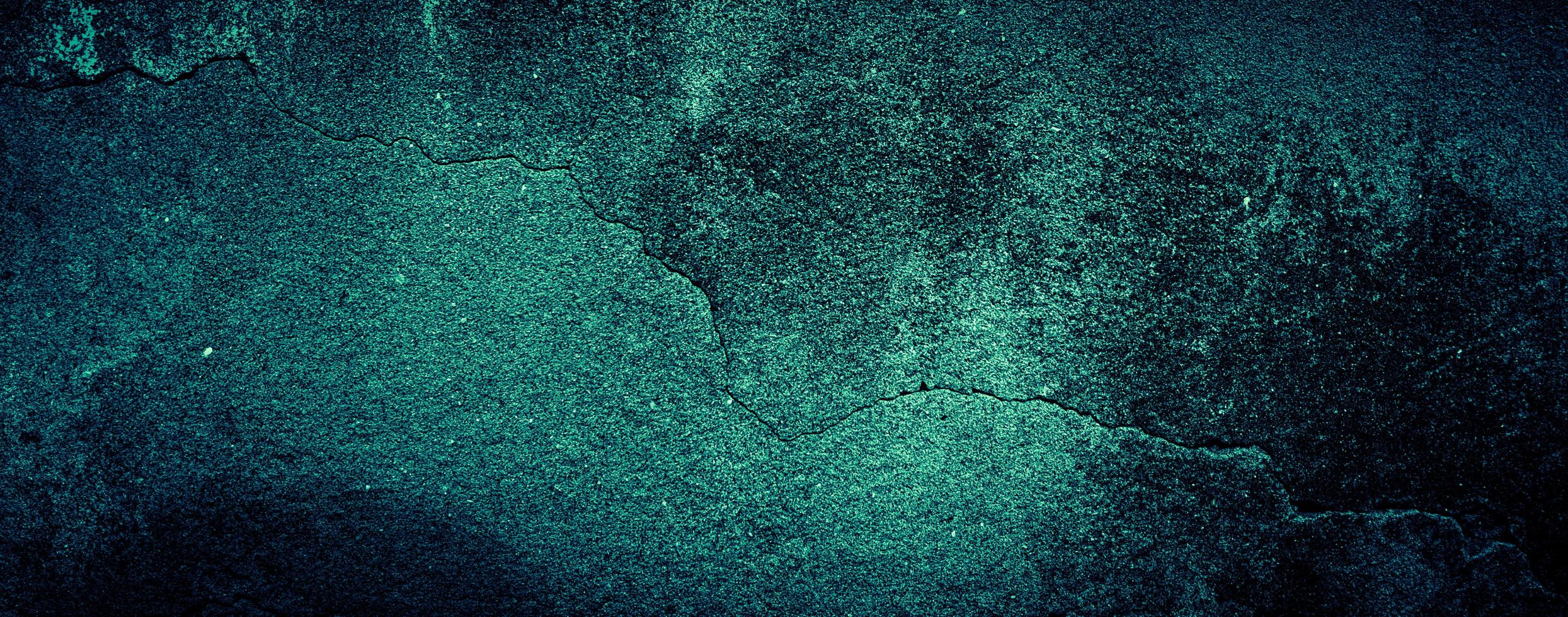 dark emerald green grungy abstract concrete wall texture background, panoramic background photo