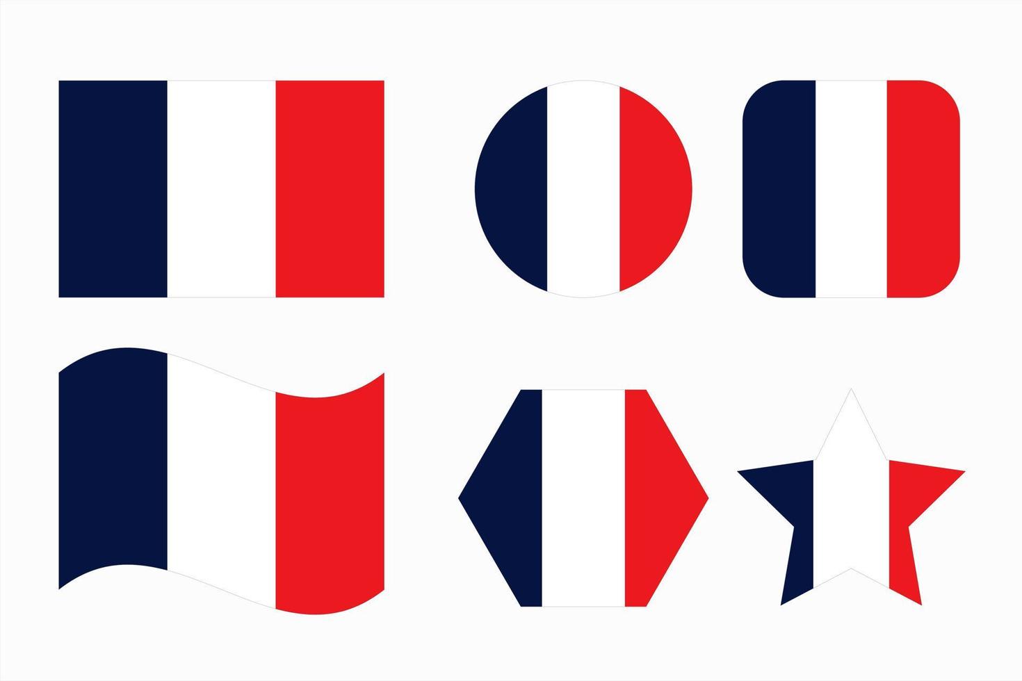 New flag of France in 2020 vector