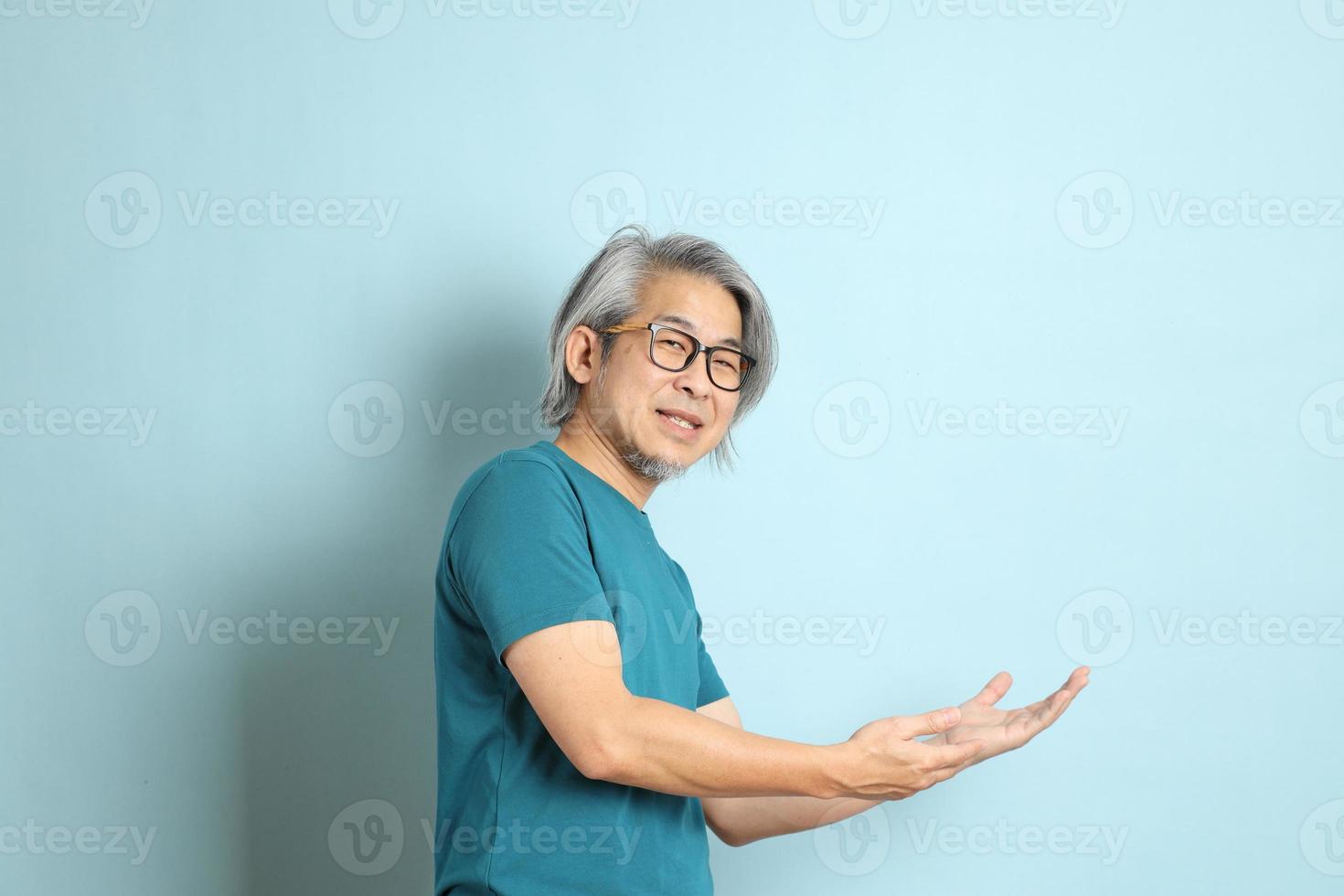 retrato de hombre asiático foto