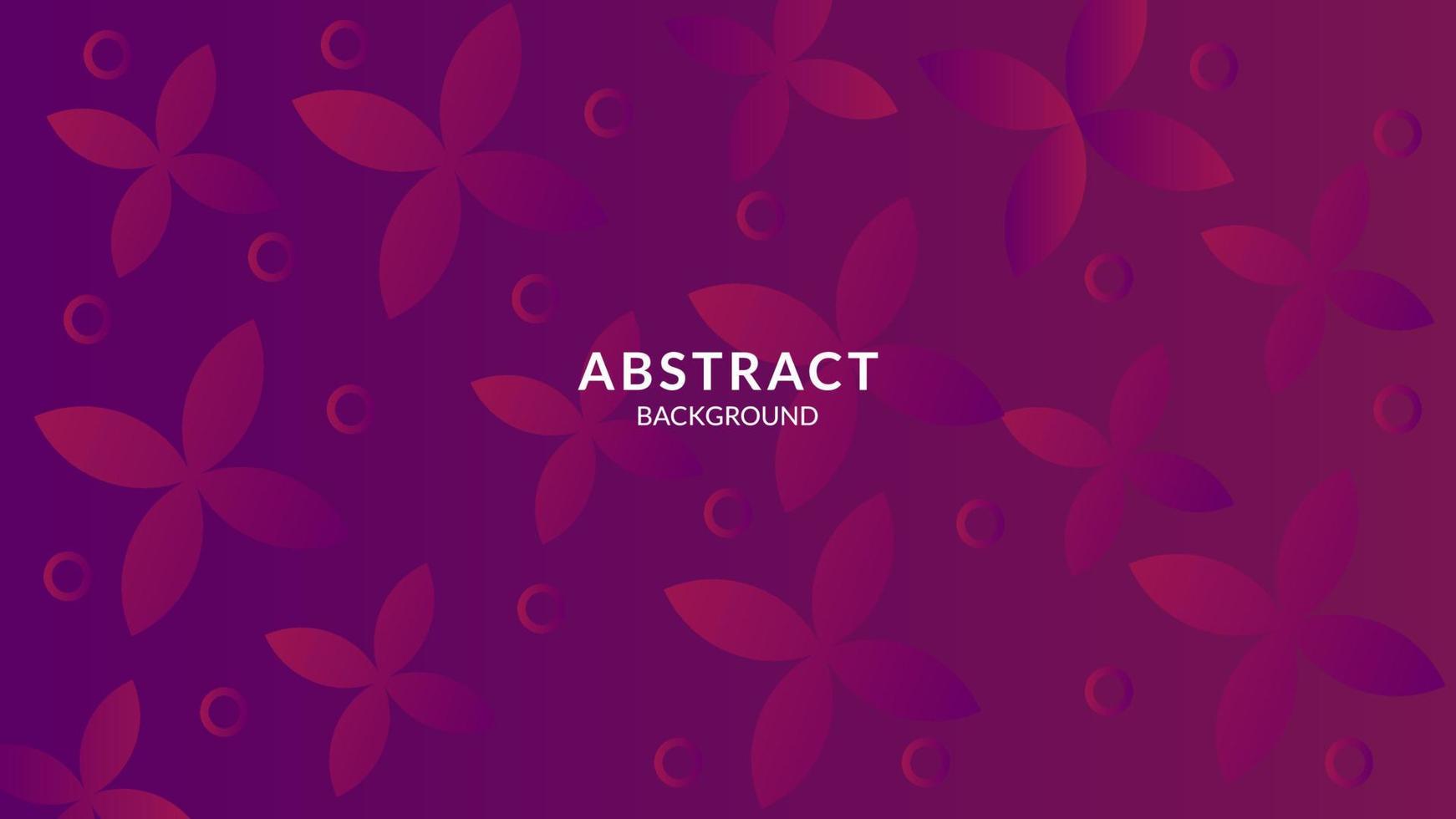 flower shape background with pink and purple gradient colors vector