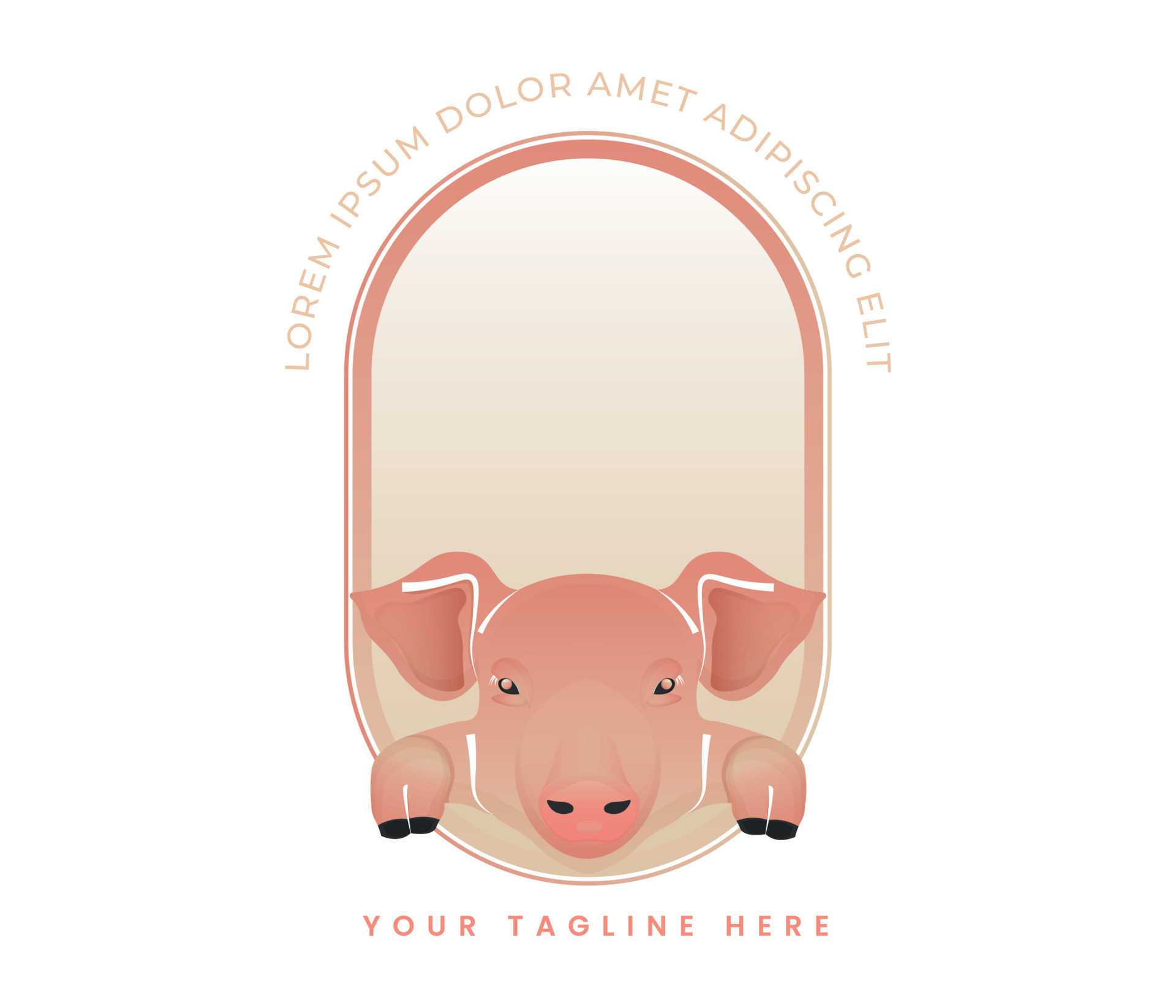 vector diseño logotipo animal con concepto degradado 4886311 Vector en