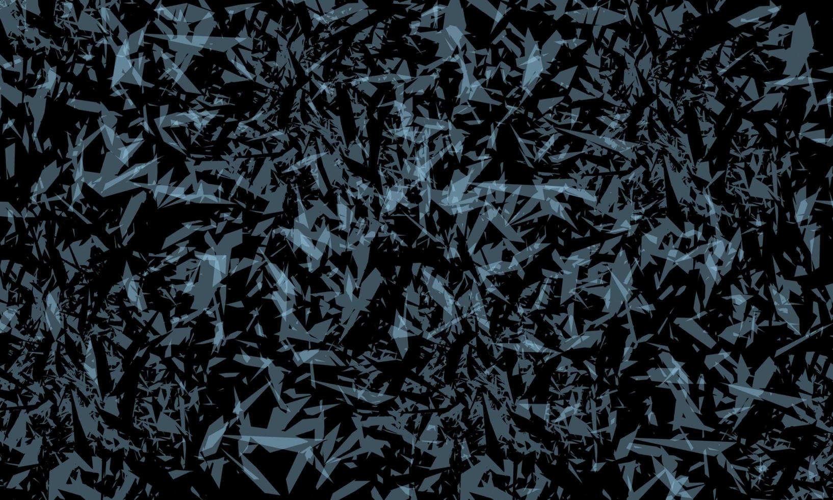 Broken glass shards. Abstract explosion. photo
