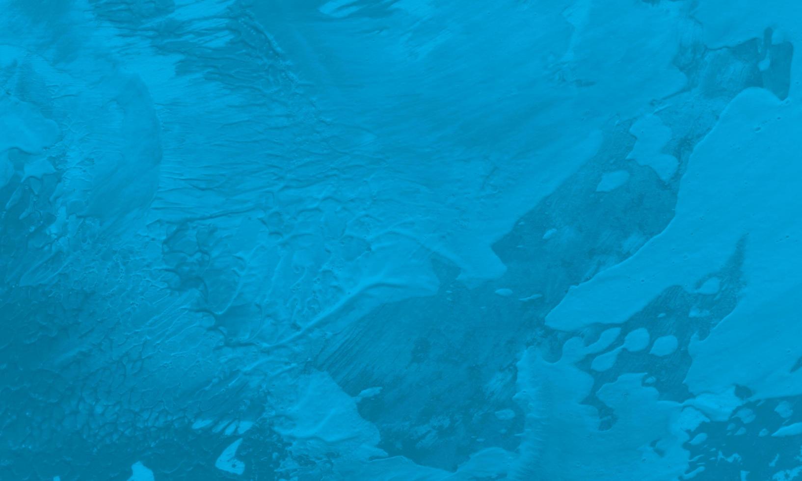 An abstract acrylic painting background with cerulean color photo