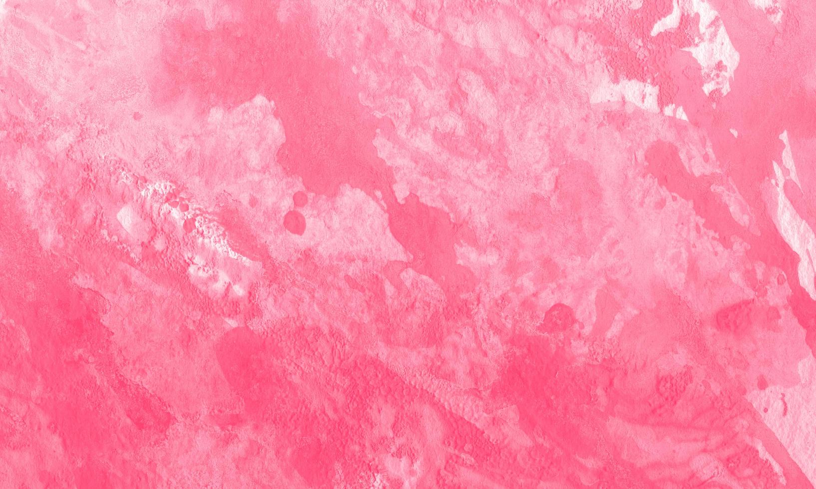 Gouache hand drawn with wild strawberry color photo