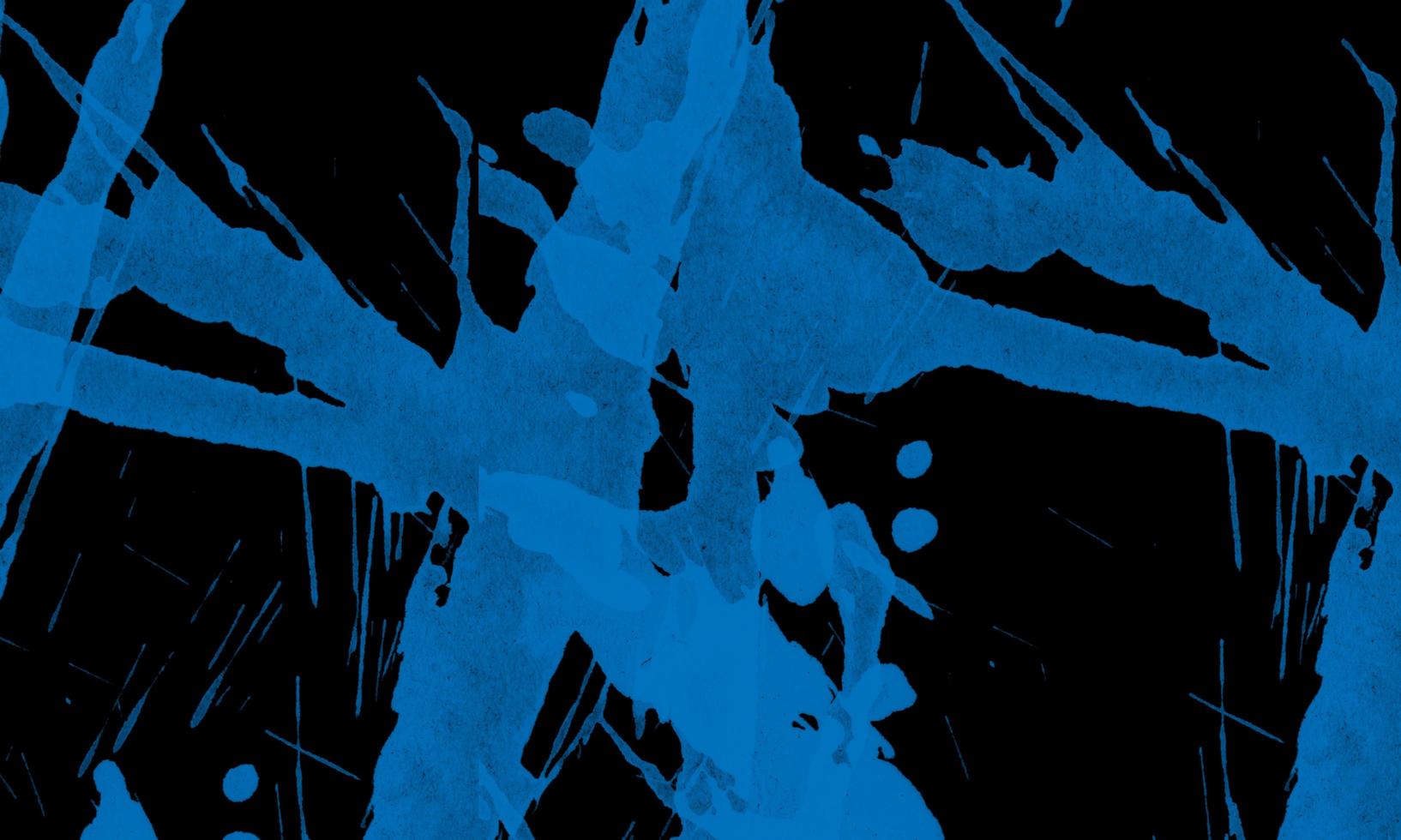 royal blue ink splashes. Grunge splatters. Abstract background. photo
