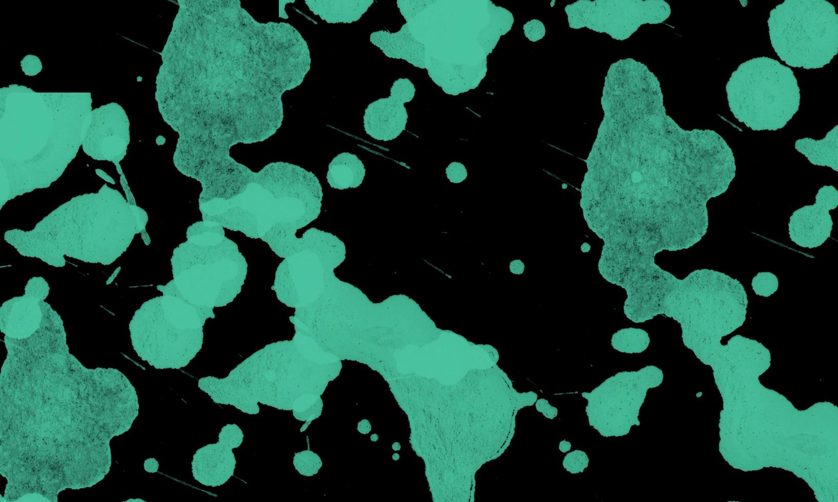 sea green ink splashes. Grunge splatters. Abstract background. photo