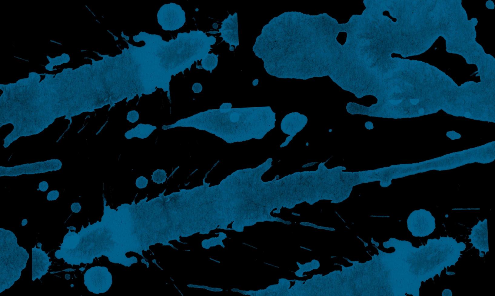 midnight blue ink splashes. Grunge splatters. Abstract background. photo