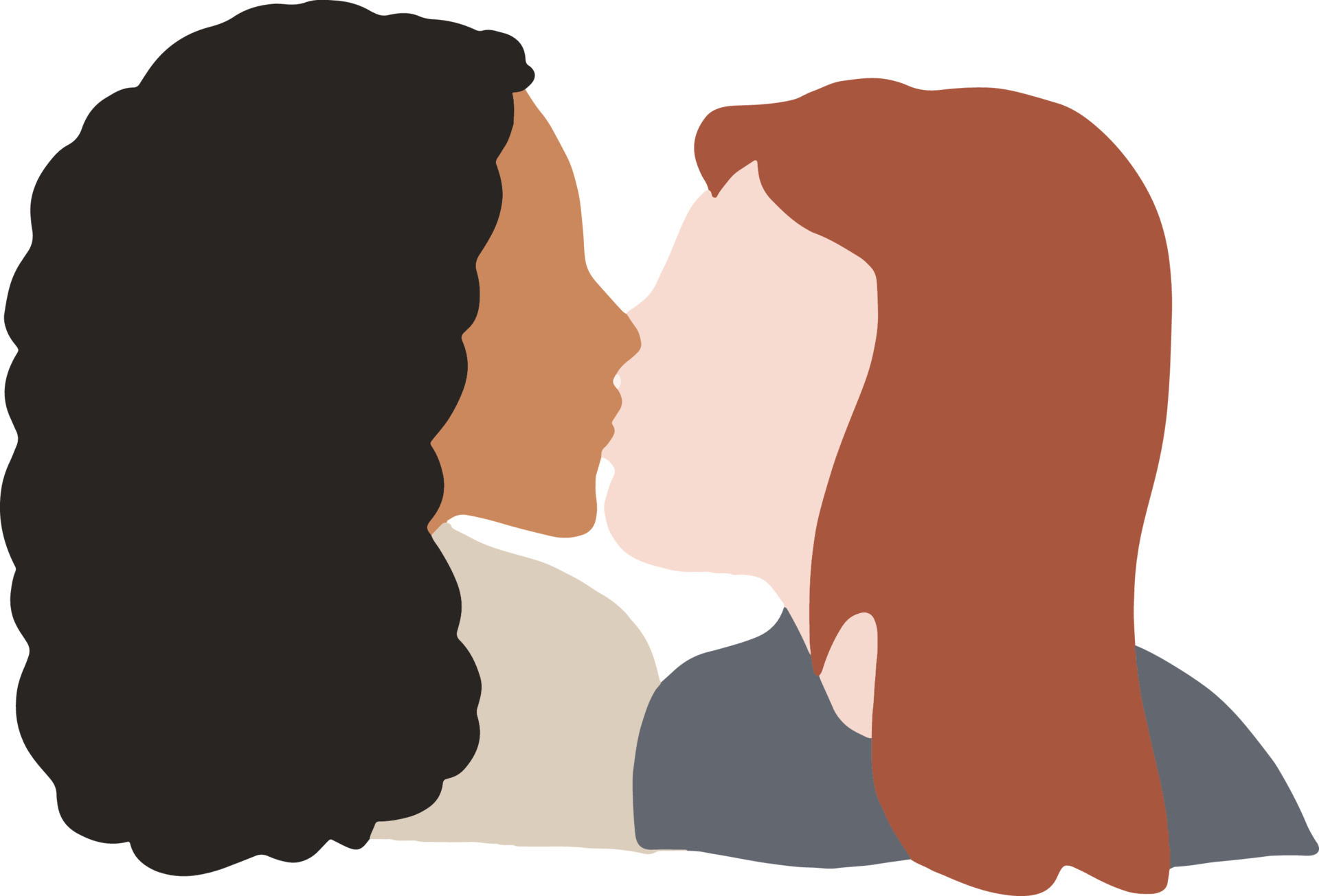 Lesbian Couple Kissing Vector Lgbt Pride 4889579 Vector Art At Vecteezy