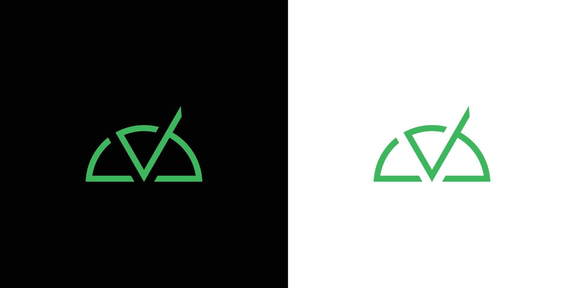 A modern and elegant bridge logo design vector